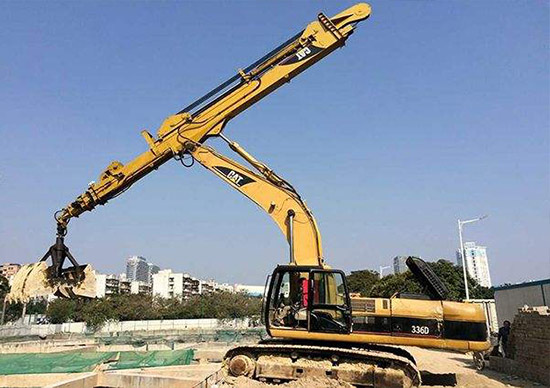 三一SY55挖機(jī)，做三段式挖掘機(jī)伸縮臂